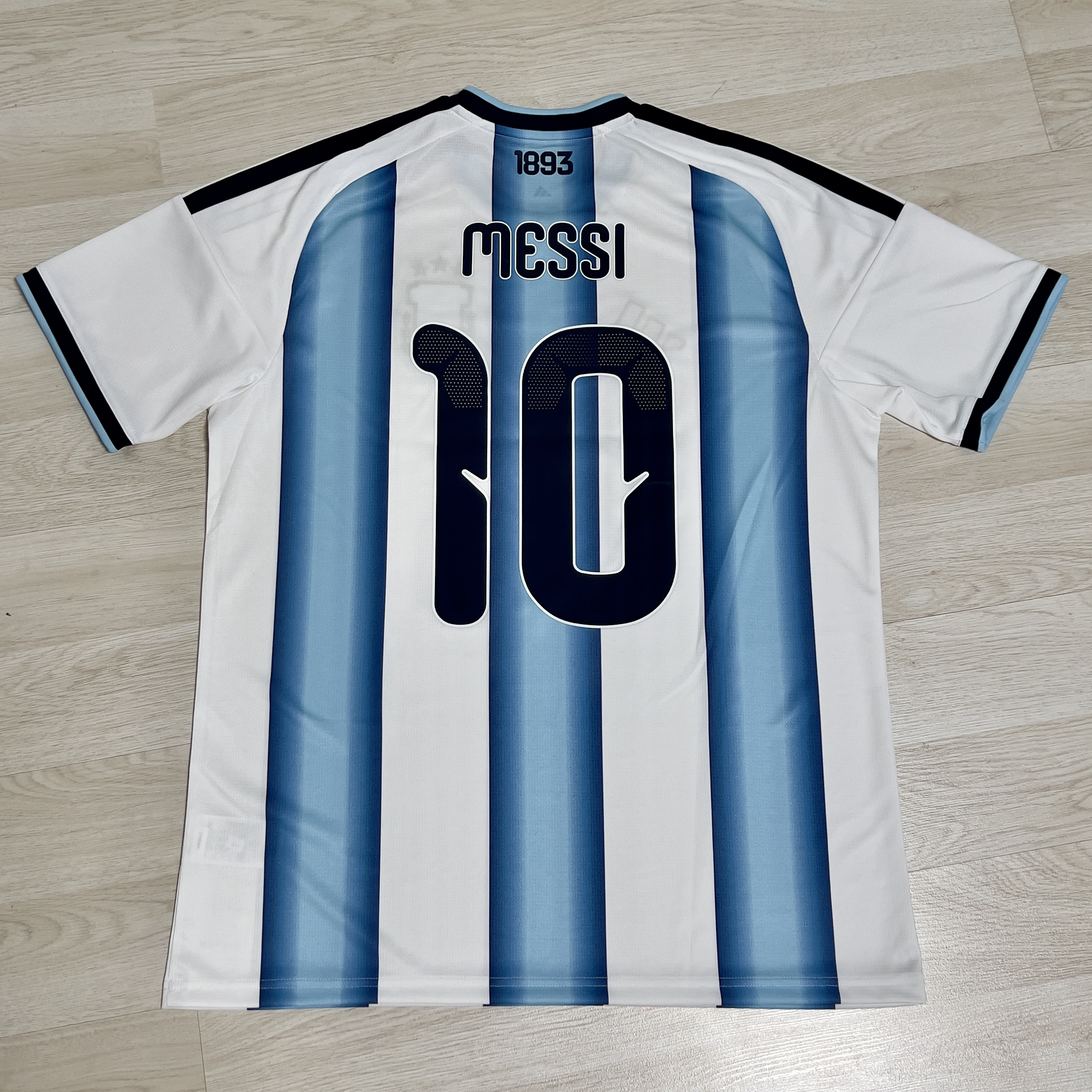 Adidas Argentina 2026 Home Jersey White Icey Blue - KR Sizing (Non Marking Ver.) 착용 스타일 - 2