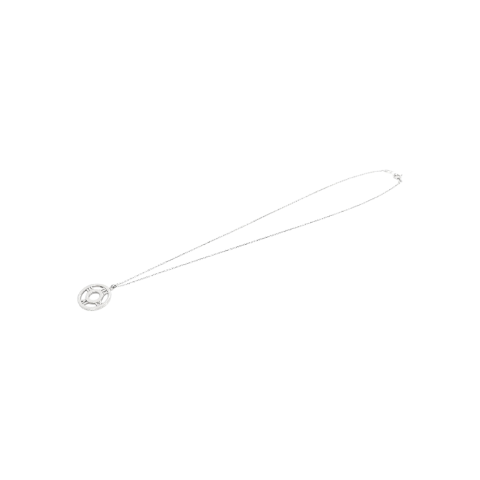 IT5WTSQAE3FT Tiffany & Co. 925 Sterling Silver Atlas Circle Necklace