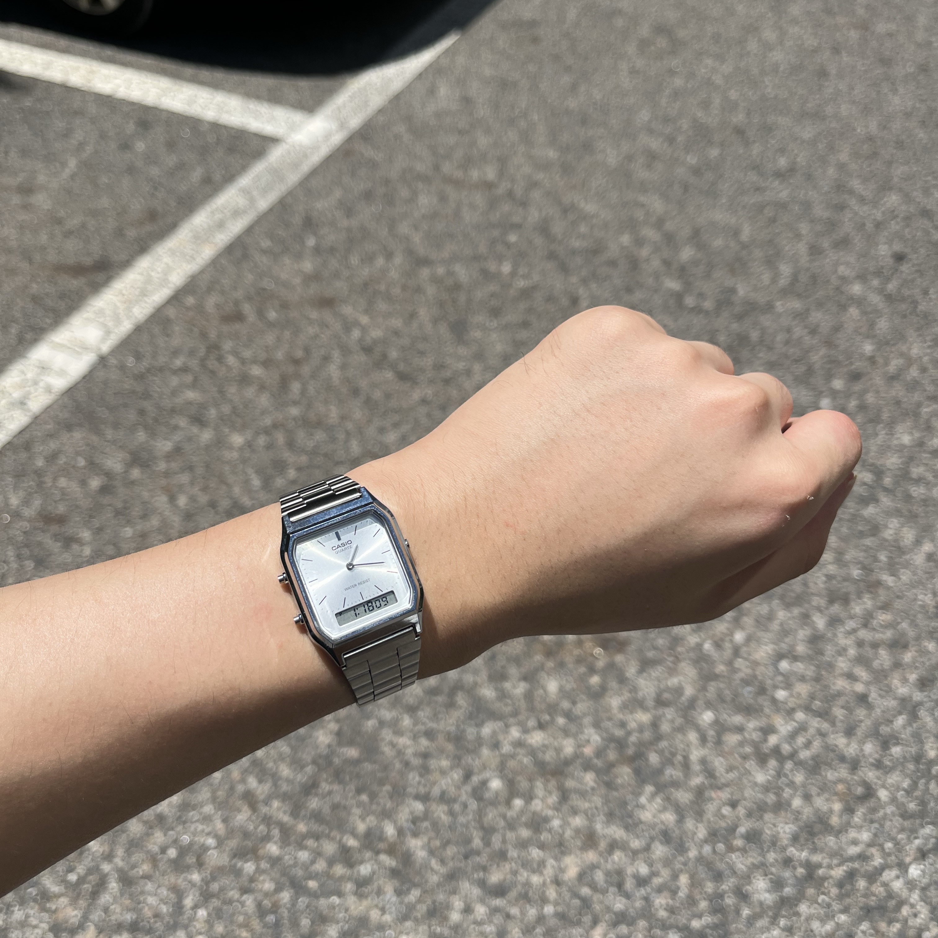 Casio AQ-230A-7AMQY 착용 스타일 - 3