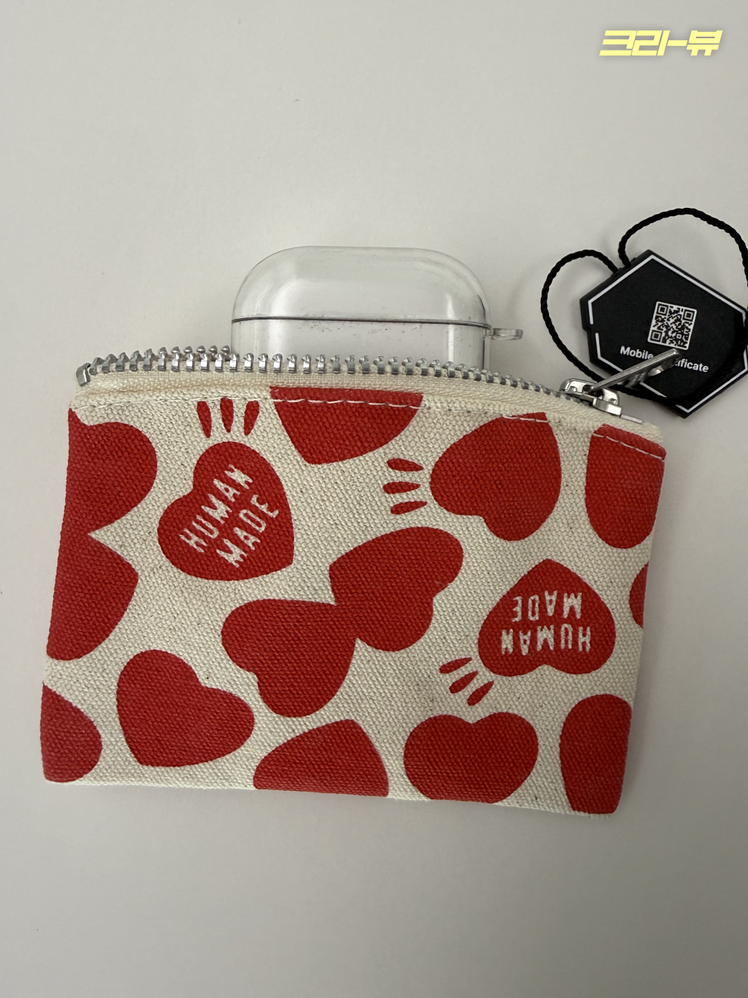 Human Made Card Case Red 착용 스타일 - 5