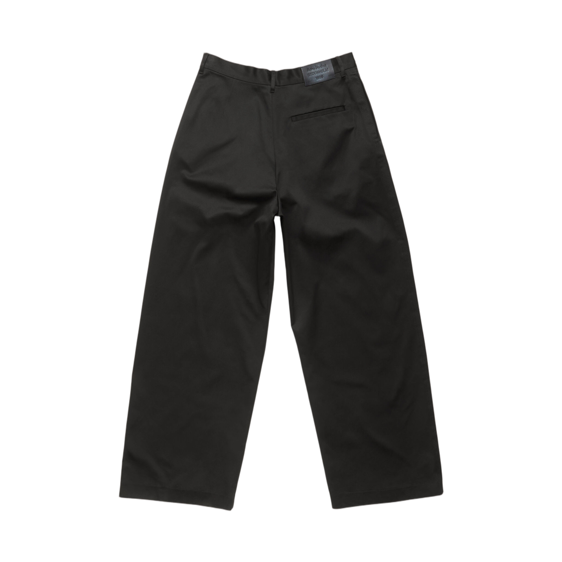 아크네 스튜디오 코튼 사틴 트라우저 블랙(Acne Studios Cotton Satin Trousers Black) - 2