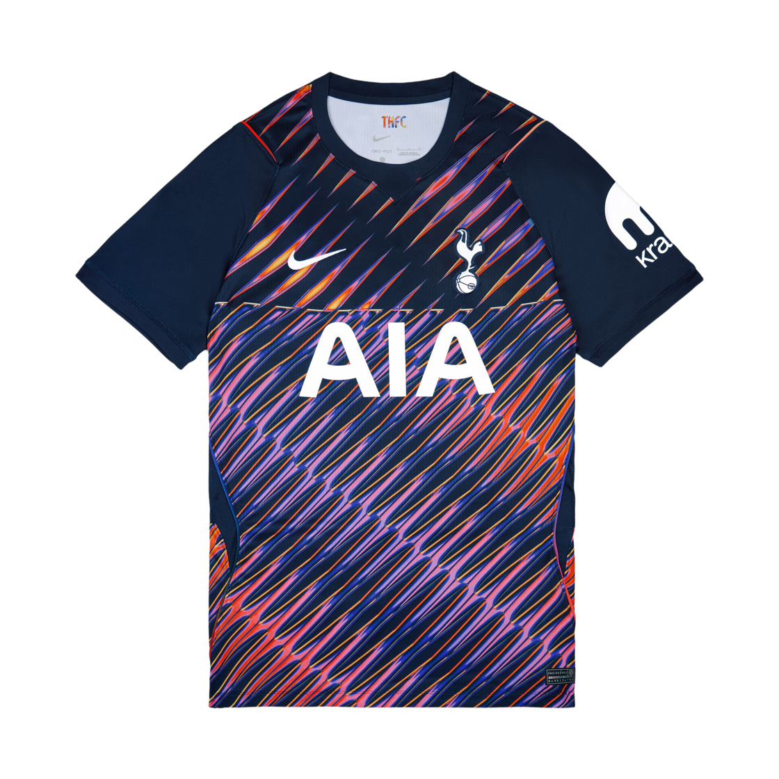 II1936-452 Nike Tottenham Hotspur 2026/27 Stadium Away Dri-Fit Football Replica Jersey Obsidian White (Non Marking Ver.)