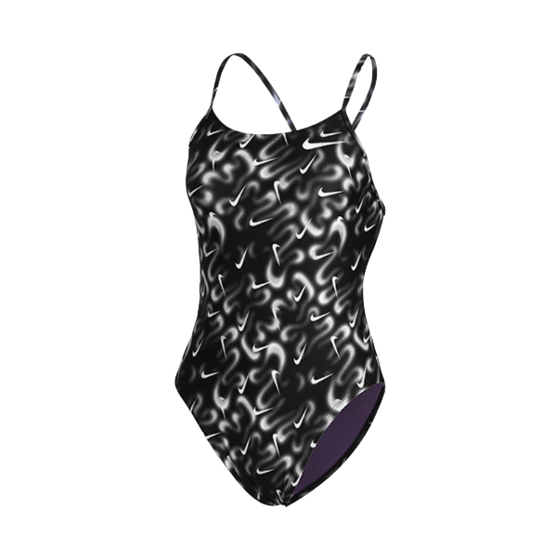 NESSG024-001 (W) Nike Swim Swoosh Dive Cut Out Black