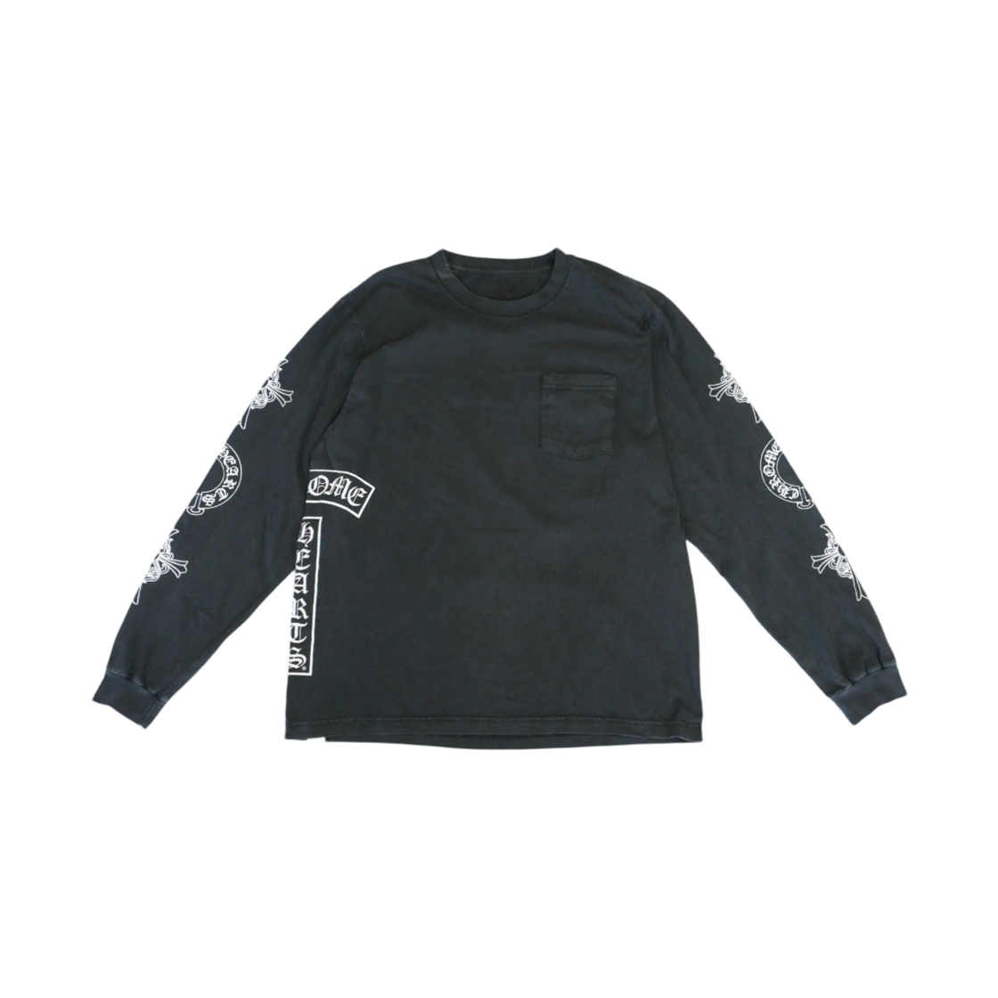 - Chrome Hearts Soap & Water Fuck You Pocket LS T-Shirt Black