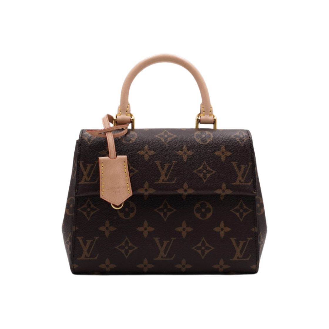 ITF8948DFR5J Louis Vuitton Monogram Canvas Cluny Mini Tote & Shoulder Bag