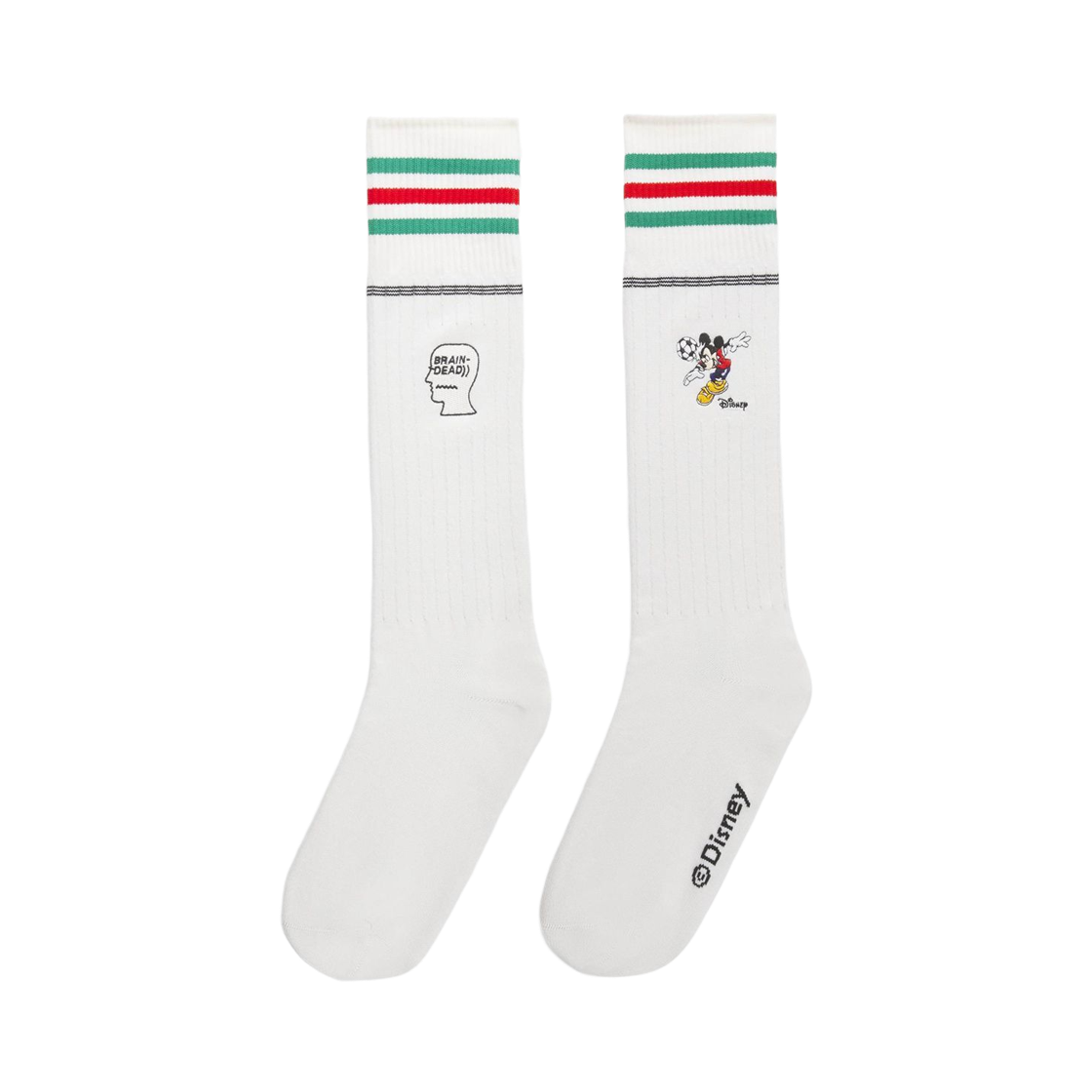 KS0227 Adidas x Brain Dead x Disney Socks Chalk White