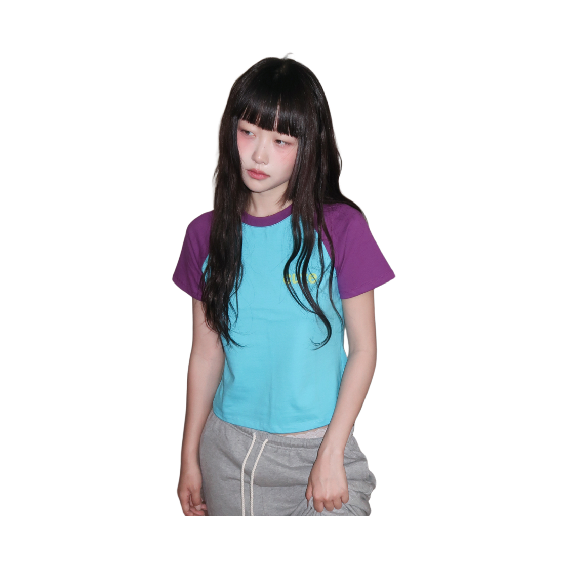 키코지 쏘 큐트 래글런 티셔츠 퍼플(kikozy So Cute Raglan T-shirt_Purple) - 3