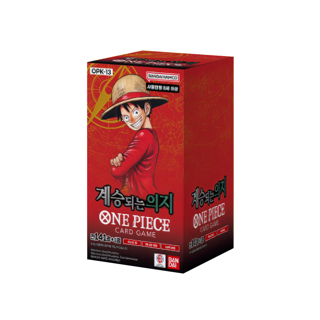 원피스 TCG OP-13 부스터 팩 계승되는 의지 박스 (24팩/한글판)(One Piece TCG OP-13 Booster Pack Carrying on His Will Box (Pack of 24/Korean Ver.)) - 1