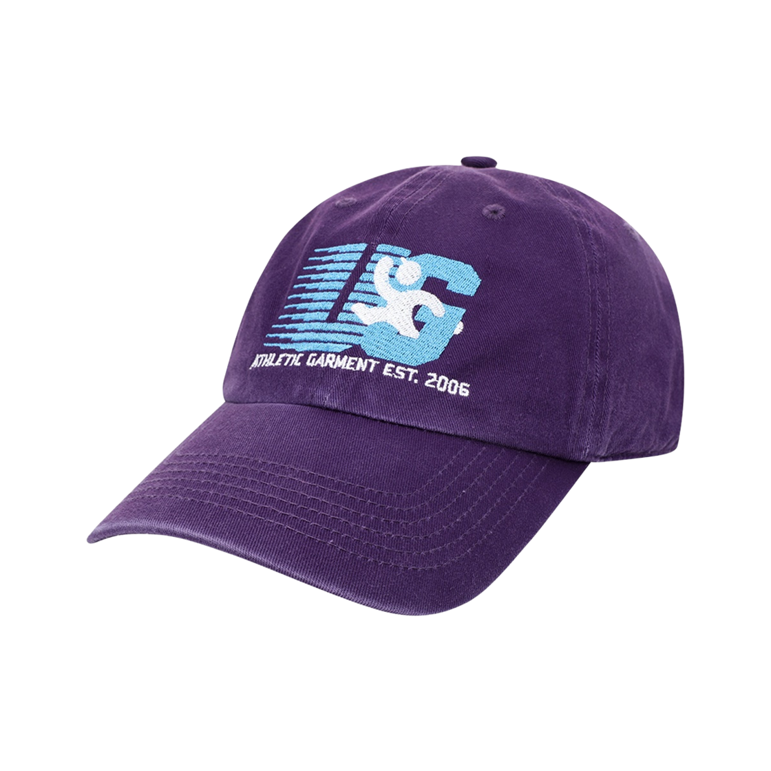 BUACAZX812PU UNIVERSE GARMENT UG Running Logo Ball Cap Purple
