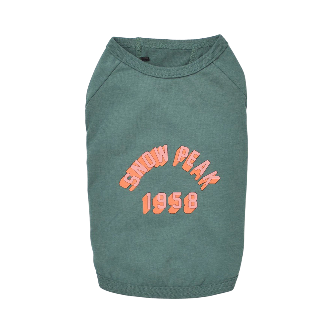 스노우 피크 도그 컬리지 티셔츠 라이트 그린(Snow Peak Dog College T-Shirt Light Green)