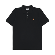 Maison Kitsune Fox Head Regular Polo Black