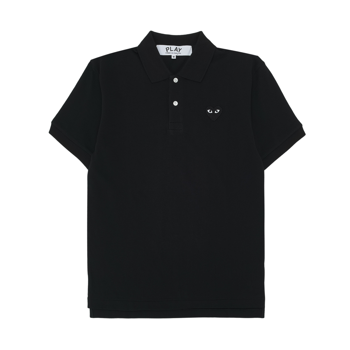 플레이 꼼데가르송 블랙 하트 폴로 셔츠 블랙(Play Comme des Garcons Black Heart Polo Shirt Black)