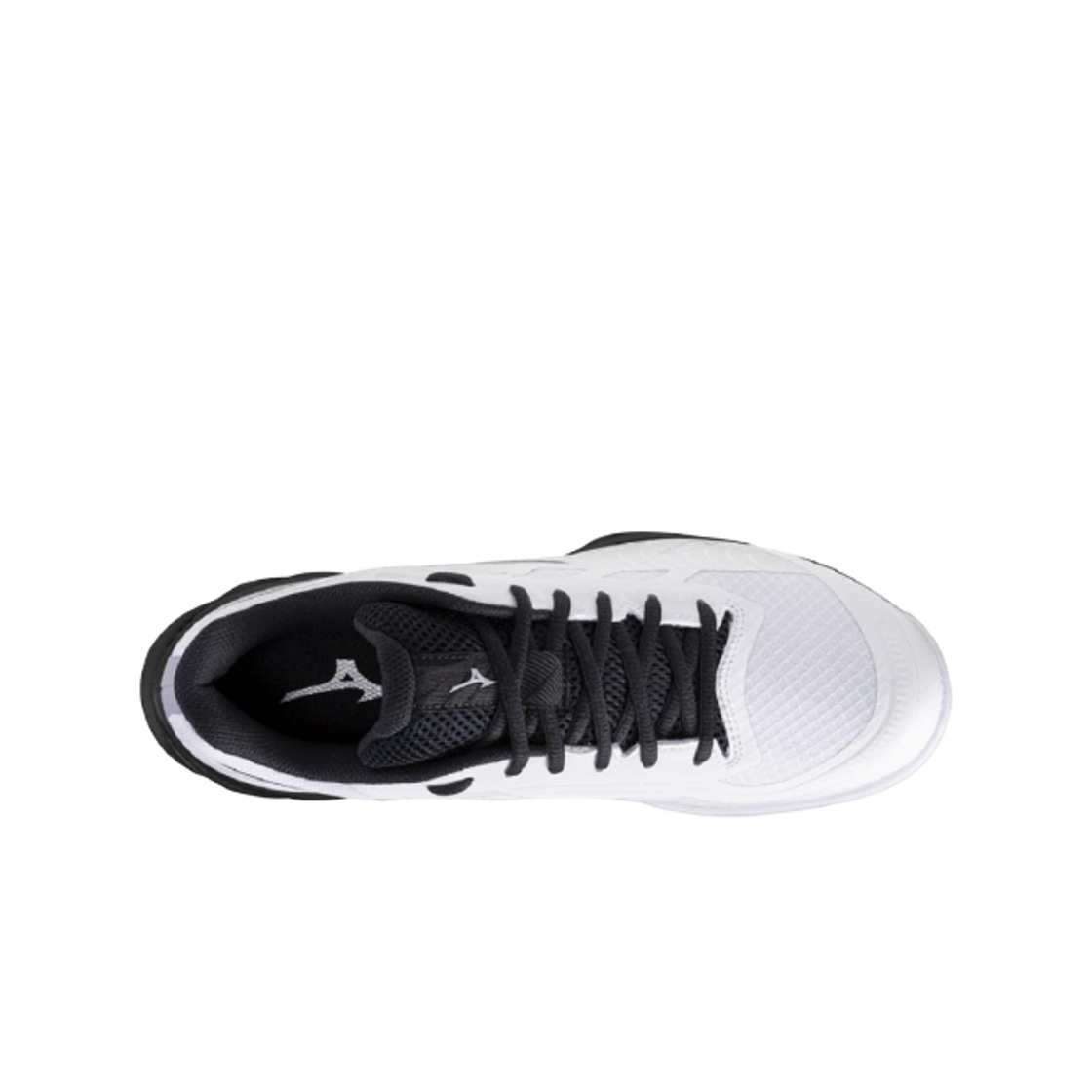 미즈노 웨이브 팡 EL 2 화이트 블랙 - 3E 와이드(Mizuno Wave Fang EL 2 White Black - 3E Wide) - 2