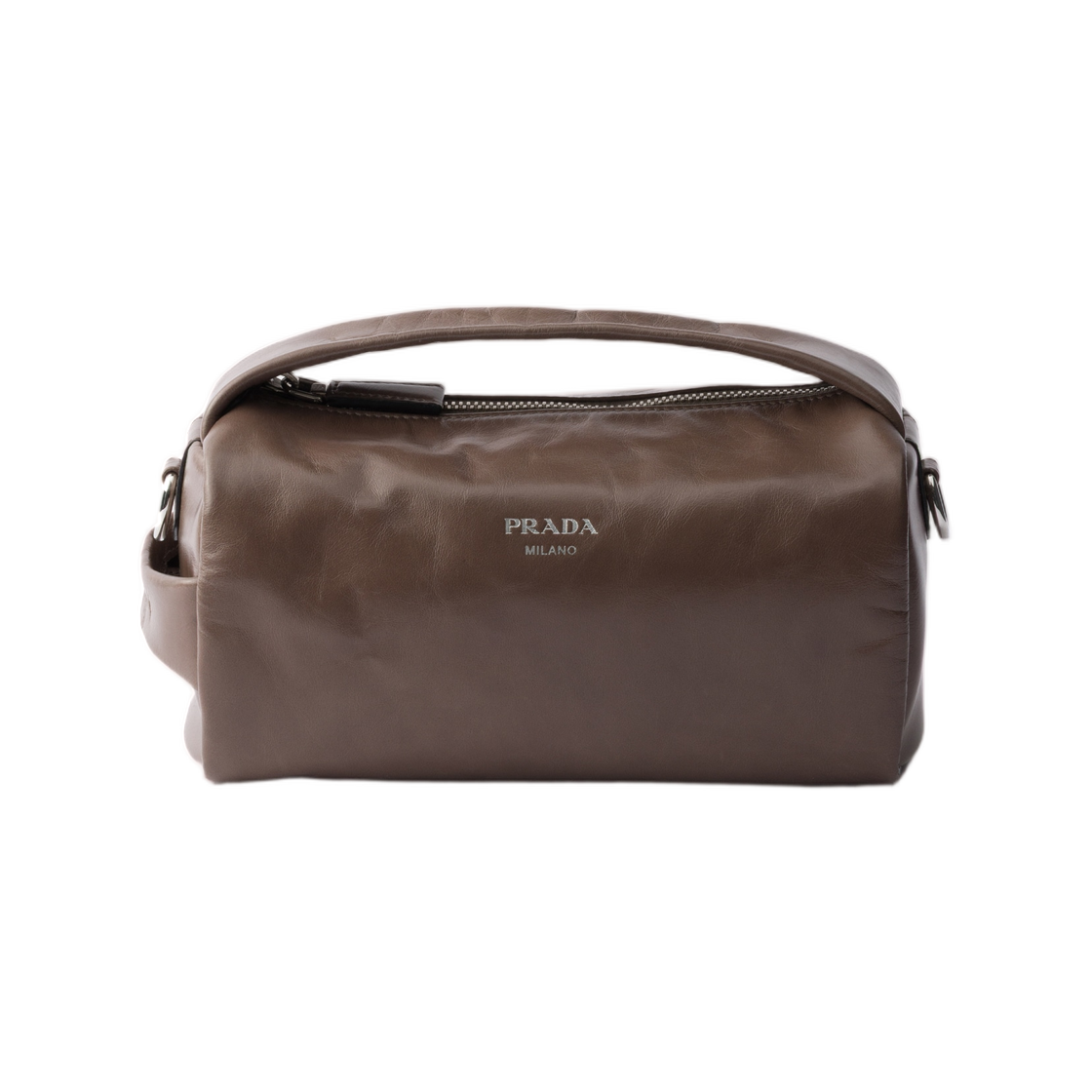 2VH188-2CYR-F03AN Prada Leather Shoulder Bag Clay