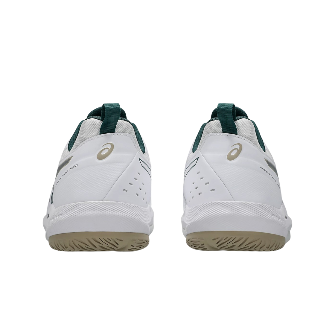 아식스 프레스티지 네오 화이트 퓨어 실버 - 2E 와이드(Asics Prestige Neo White Pure Silver - 2E Wide) - 3
