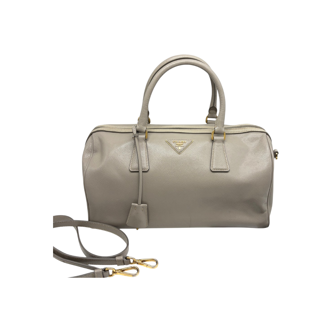 IT9NSIBK5G4Q Prada Saffiano Lux Boston Tote Bag BL0796