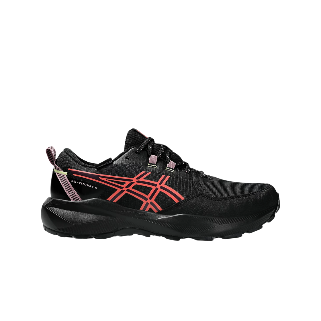1012B934-002 (W) Asics Gel-Venture 11 Waterproof Black Watermelon - B Standard