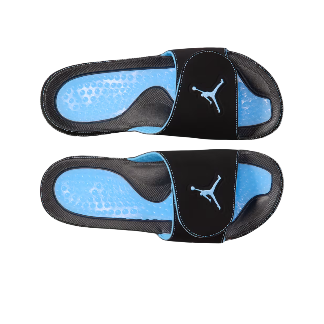 조던 하이드로 5 레트로 슬라이드 블랙 유니버시티 블루(Jordan Hydro 5 Retro Slide Black University Blue) - 2