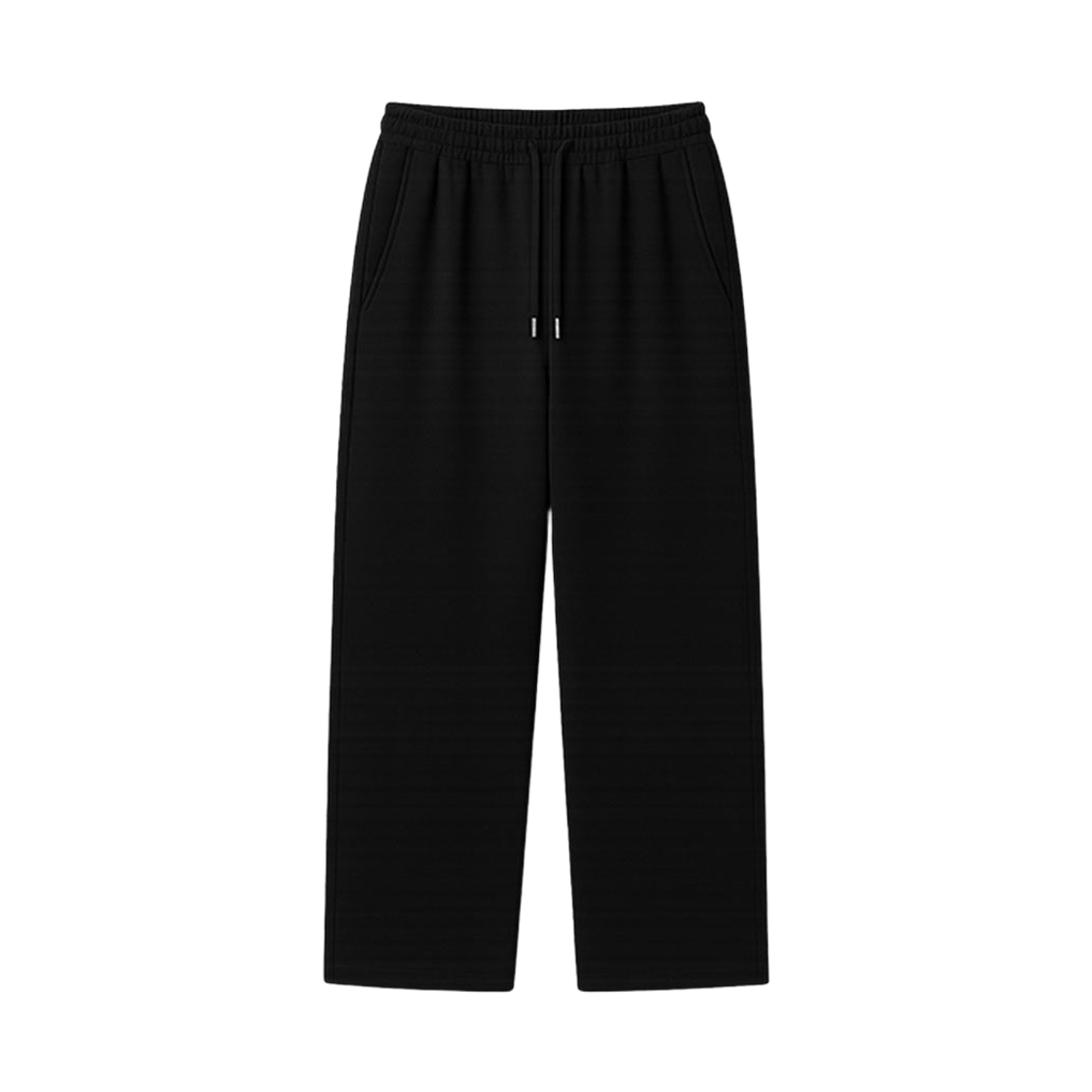 지크립 스트링 허리 밴딩 코튼 와이드 트레이닝 스웻 팬츠 블랙(GCLIP String Waist Banding Cotton Wide Sweatpants Black)