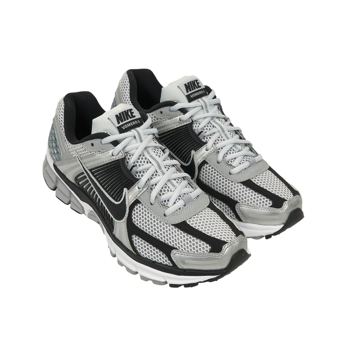 나이키 줌 보메로 5 메탈릭 실버 블랙(Nike Zoom Vomero 5 Metallic Silver Black) - 4
