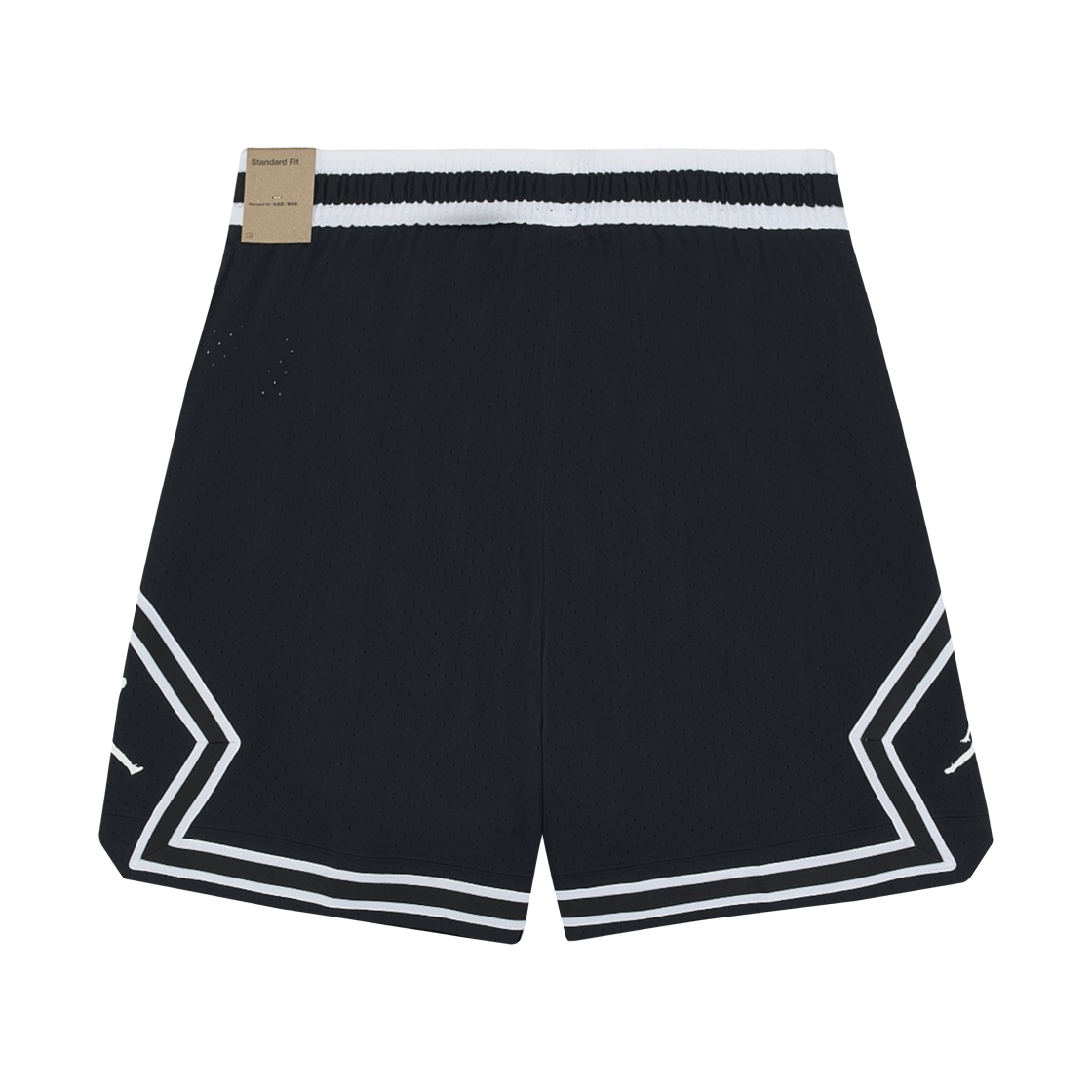 조던 스포츠 드라이핏 메쉬 다이아몬드 쇼츠 블랙 화이트(Jordan Sport Dri-Fit Mesh Diamond Shorts Black White) - 2