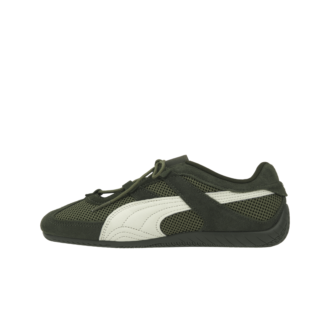 (W) 푸마 스피드캣 고 올리브 화이트((W) Puma Speedcat Go Olive White) - 3