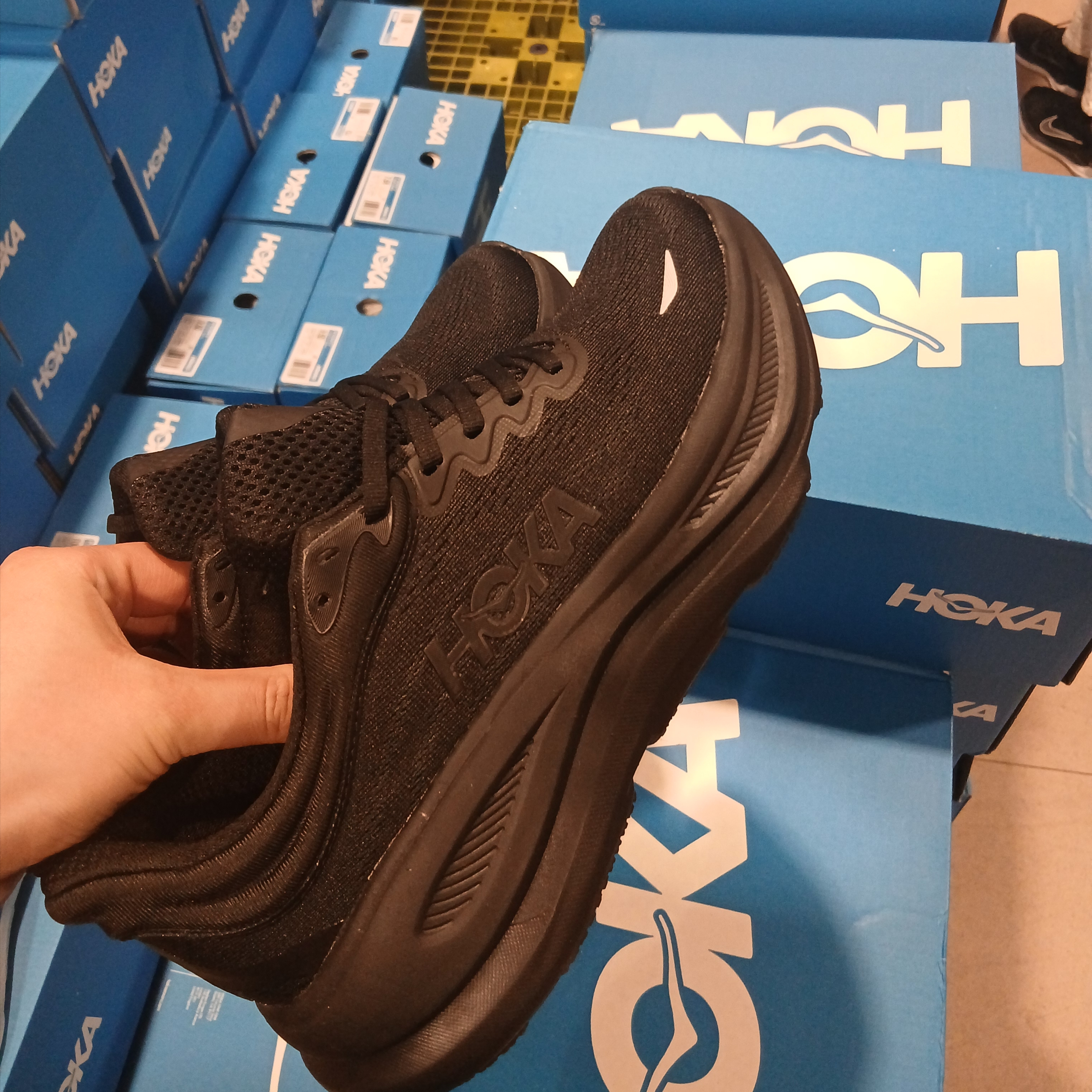 Hoka Hopara 2 Satellite Grey Stellar Grey, Hoka Hopara 2 Satellite Grey Stellar Grey - 25FW 착용 스타일 - 6