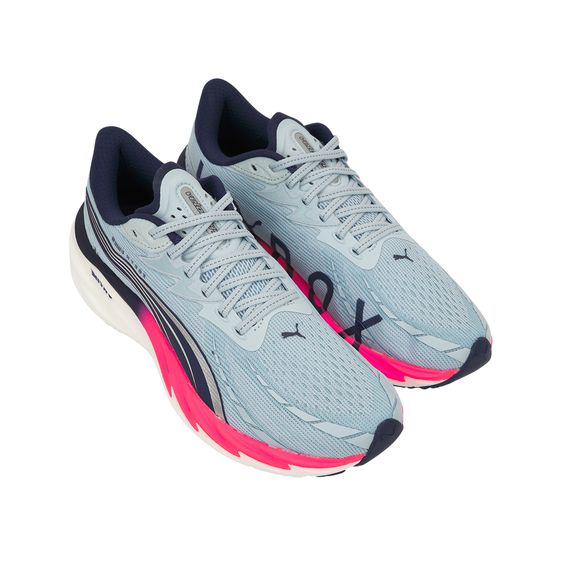 푸마 x 하이록스 벨로시티 나이트로 4 루사이트 퓨어 핑크 딥 플럼(Puma x Hyrox Velocity Nitro 4 Lucite Pure Pink Deep Plum) - 4