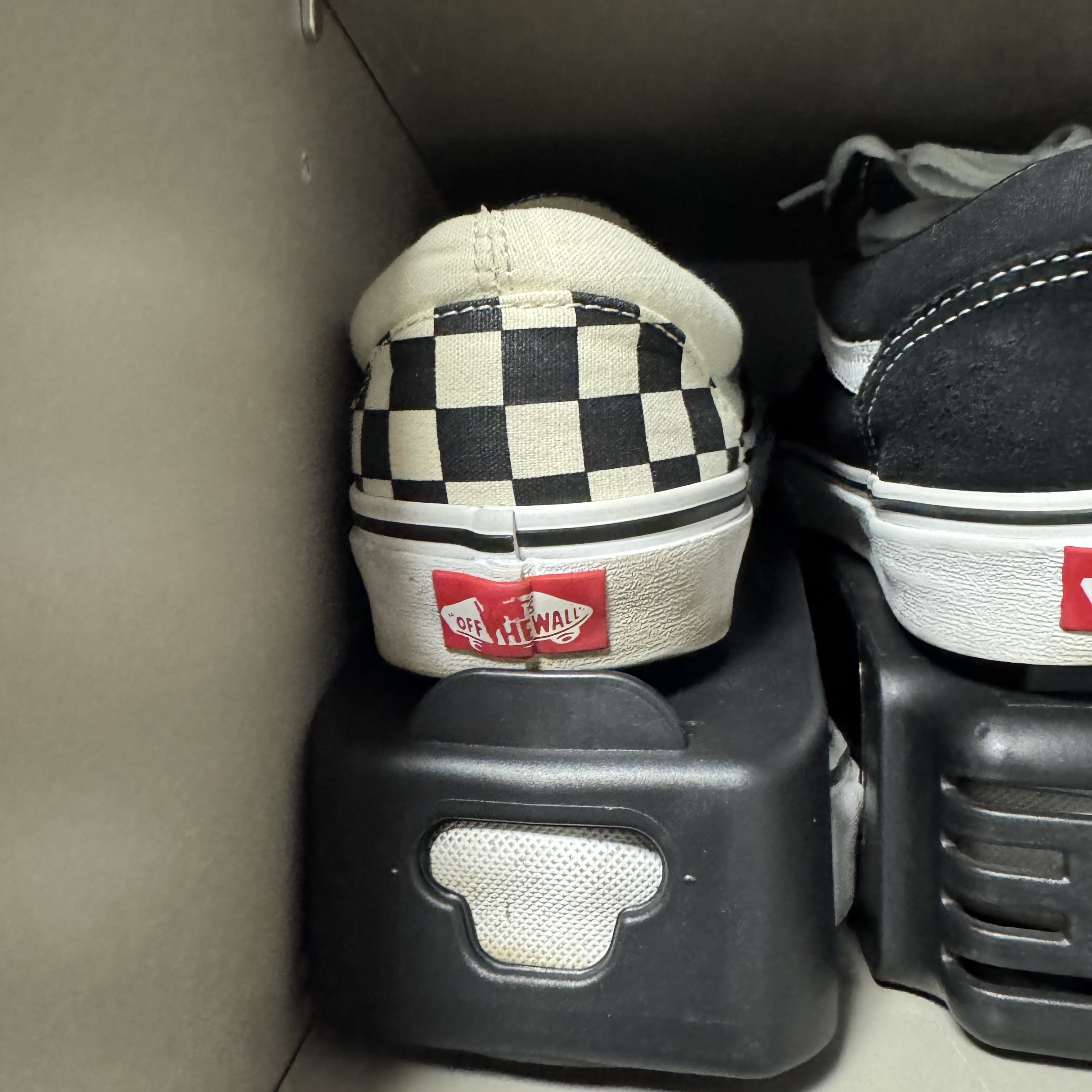 Vans Slip-On Checkerboard 착용 스타일