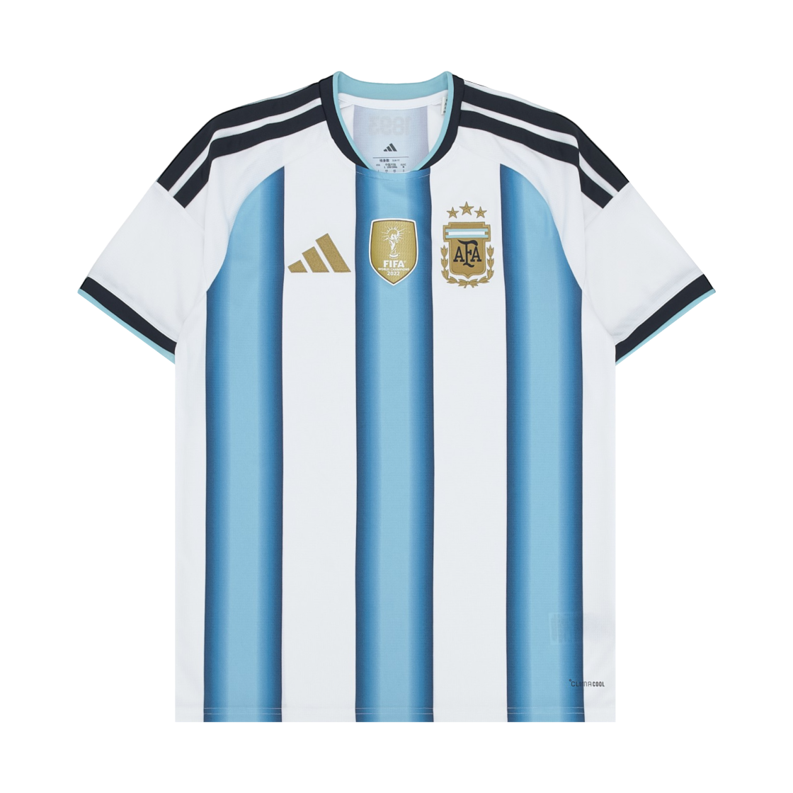 아디다스 아르헨티나 2026 홈 저지 - KR 사이즈 (논 마킹 버전)(Adidas Argentina 2026 Home Jersey White Icey Blue - KR Sizing (Non Marking Ver.))