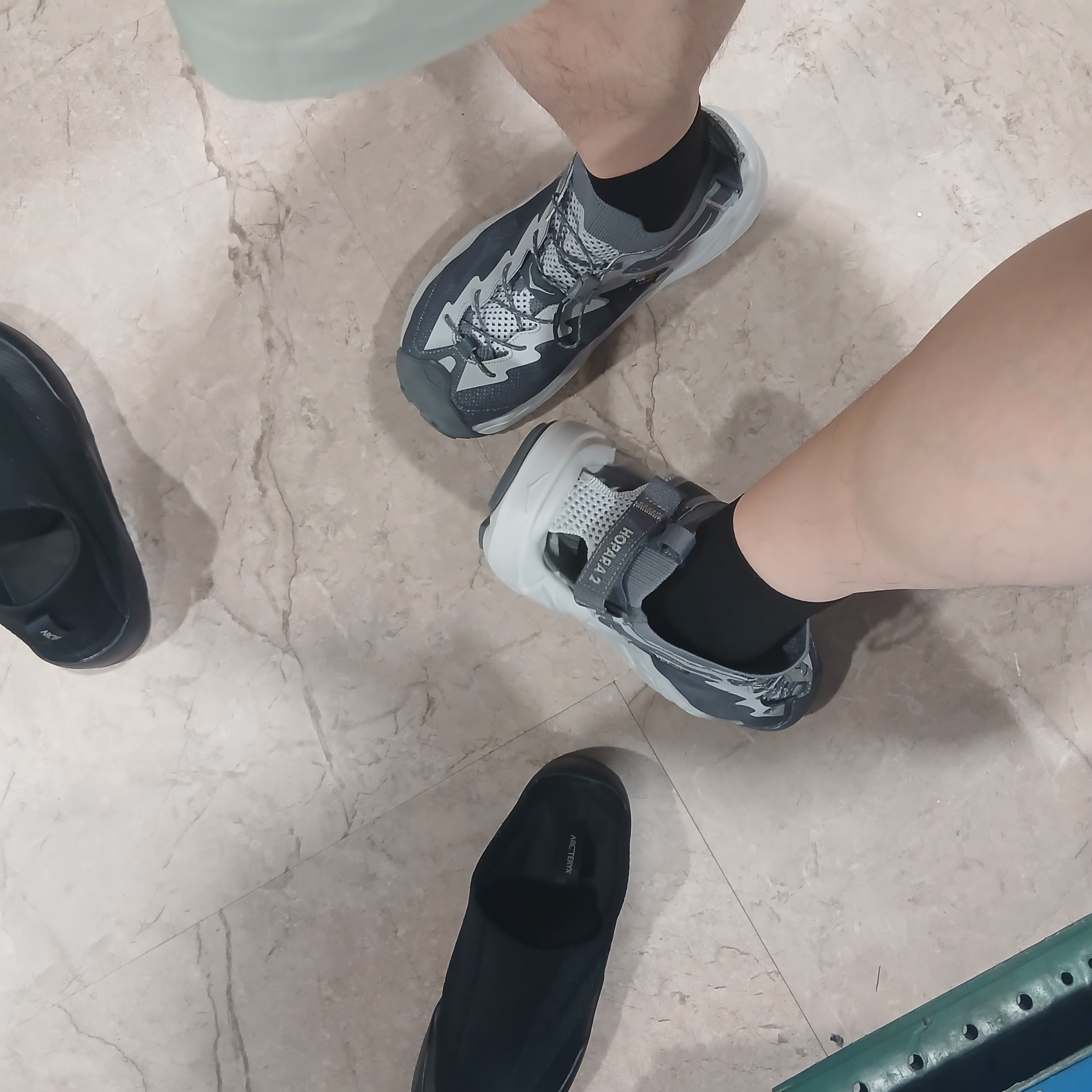 Hoka Hopara 2 Satellite Grey Stellar Grey, Hoka Hopara 2 Satellite Grey Stellar Grey - 25FW 착용 스타일 - 3