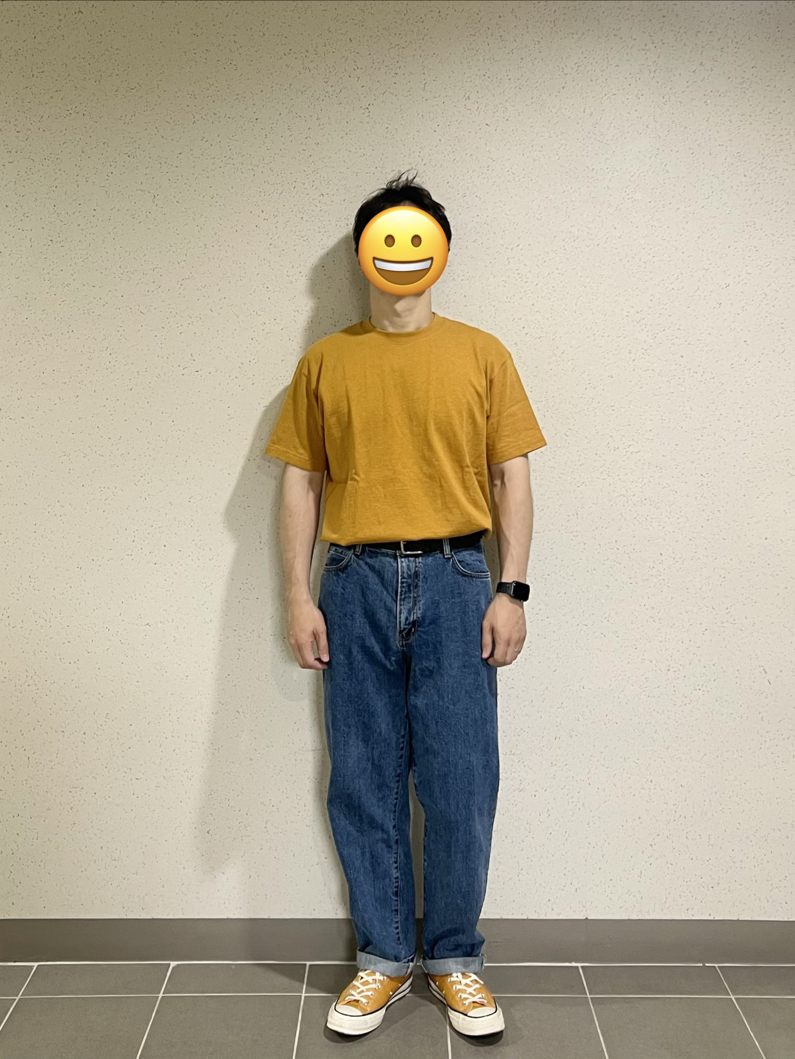 Converse Chuck 70 Ox Vintage Canvas Sunflower 착용 스타일 - 1