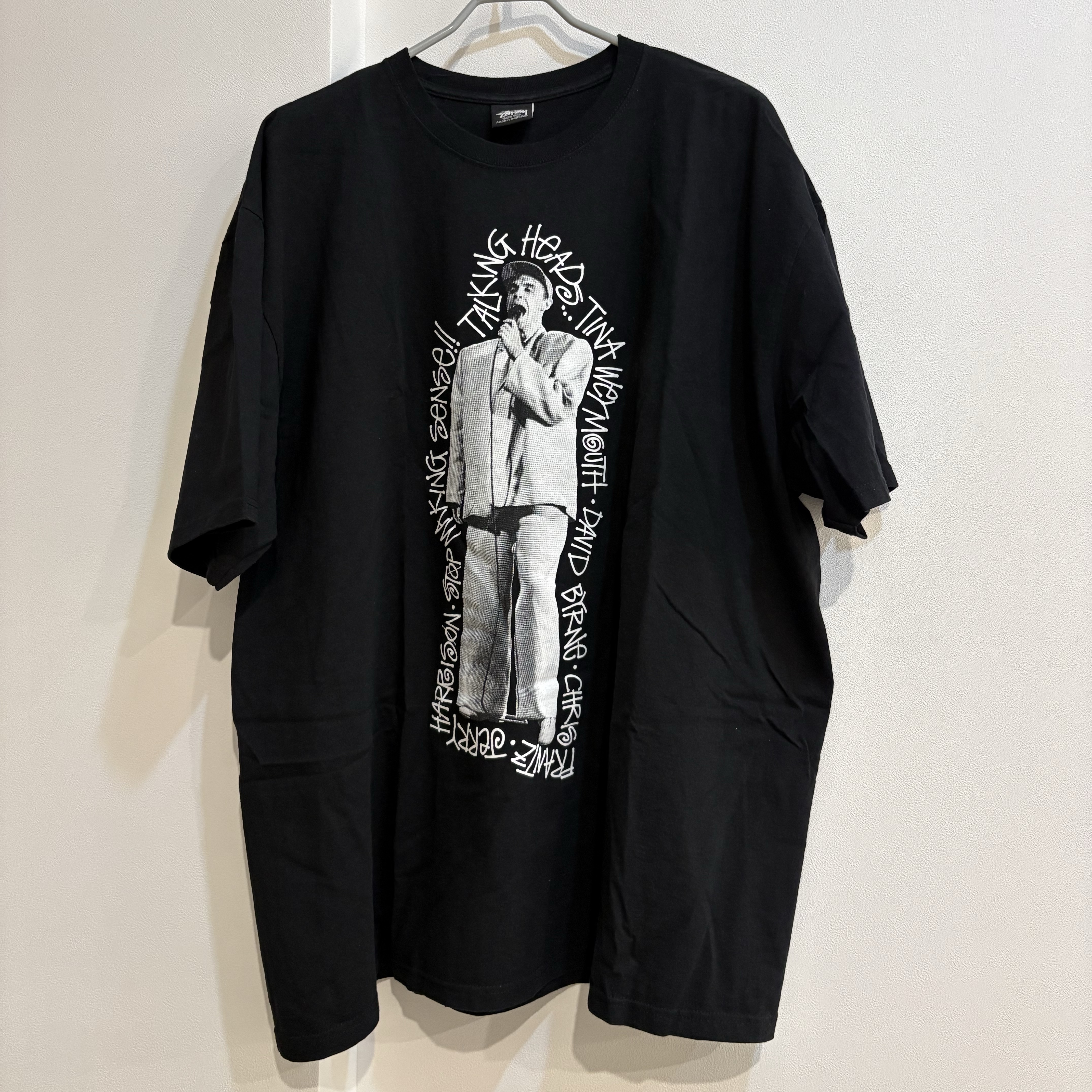 Stussy x Talking Heads Stop Making Sense T-Shirt Black 착용 스타일