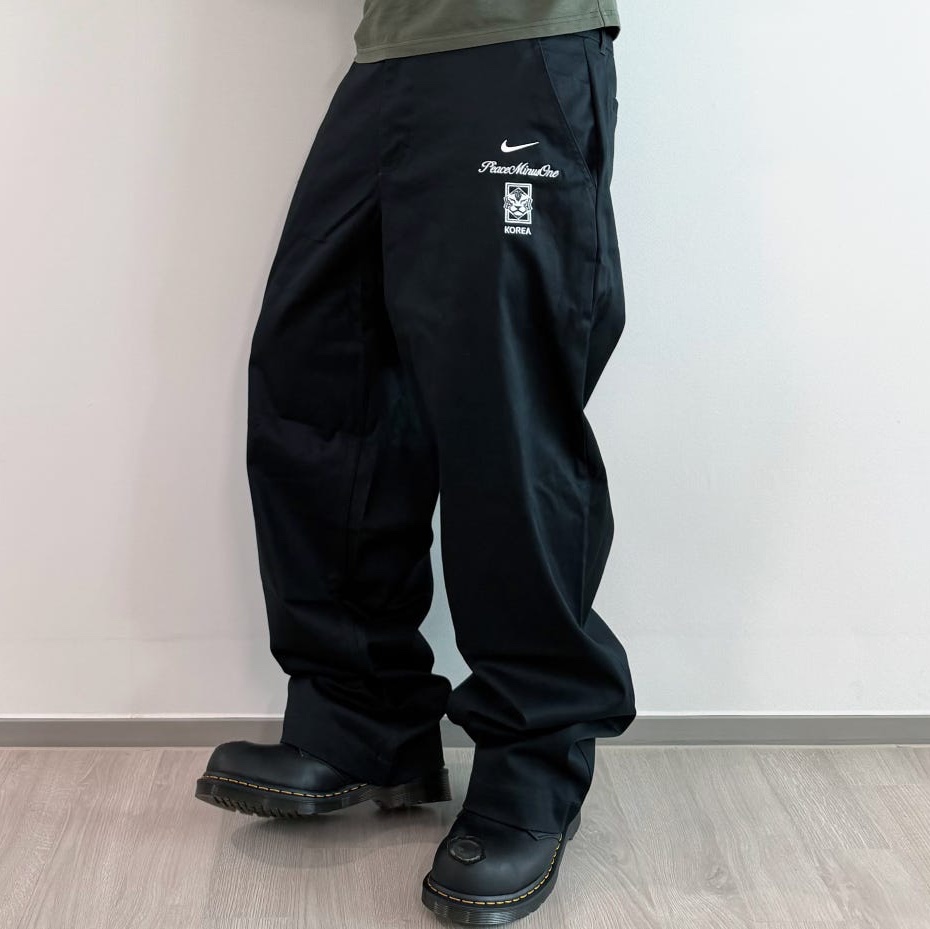 Nike x Peaceminusone Korea Chino Pants Black (IM3222-010) 착용 스타일
