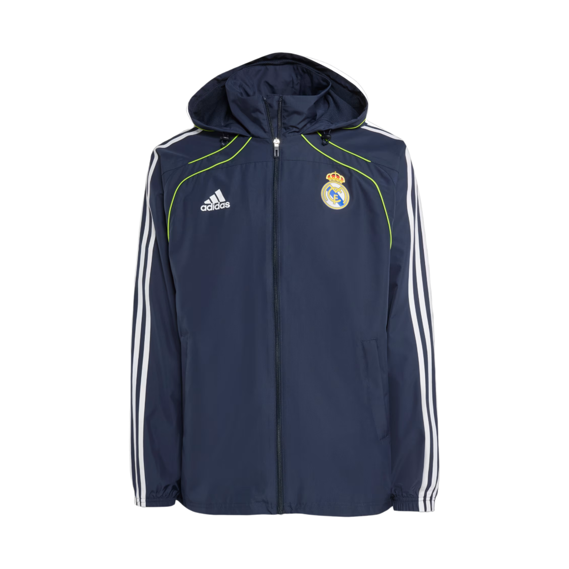 JF2576 Adidas Real Madrid UBP Windbreaker Jacket Night Navy - US Sizing (Non Marking Ver.)