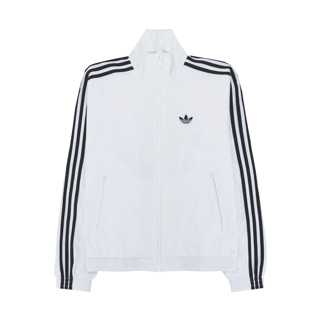 KE1676 Adidas Originals Firebird Woven Track Top White Black - KR Sizing