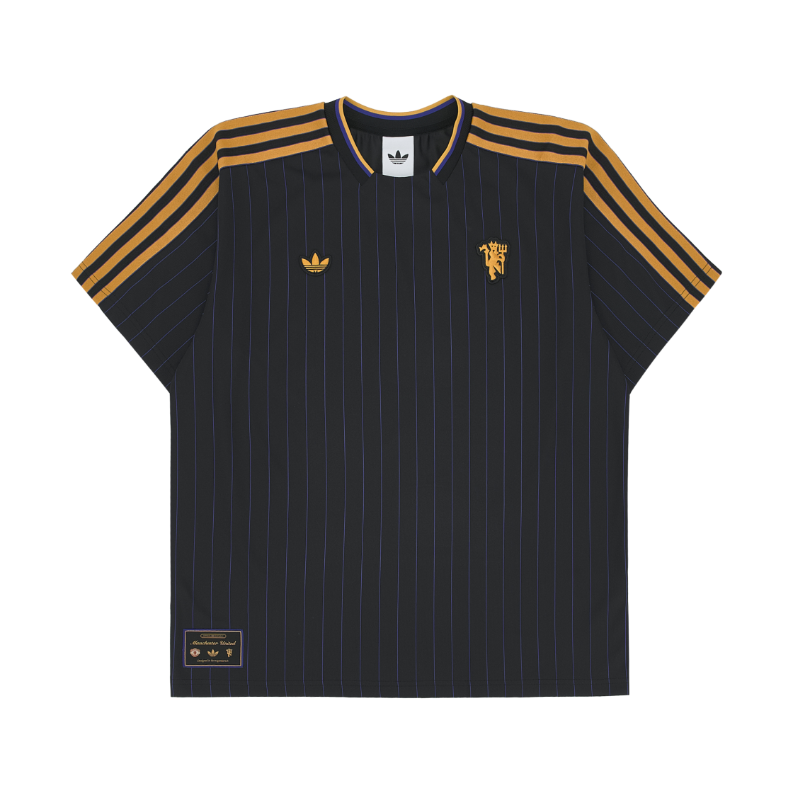 아디다스 맨체스터 유나이티드 테라스 아이콘 저지 블랙 - KR 사이즈 (논 마킹 버전)(Adidas Manchester United Terrace Icons Jersey Black - KR Sizing (Non Marking Ver.)) - 1