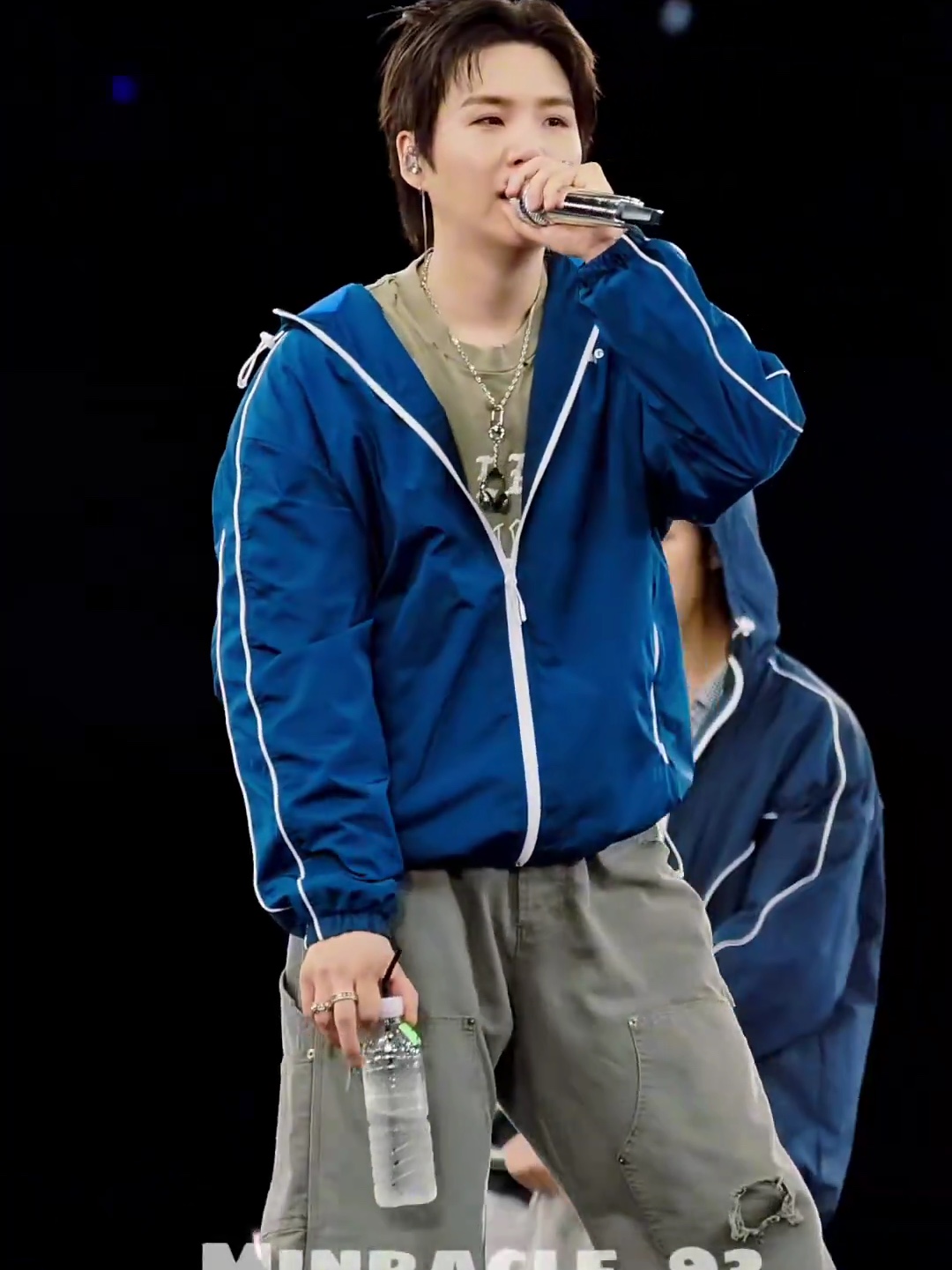 Undermycar Army Canvas Carpenter Pants Midnight Teal, Undermycar Army Canvas Carpenter Pants Khaki Gray 착용 스타일 - 3