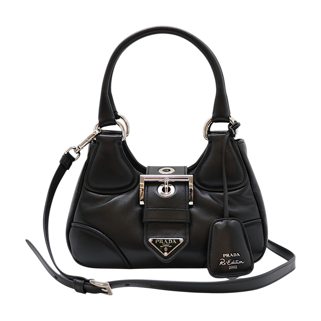 ITANI8O9SJBT Prada Moon Padded Napa Shoulder Bag 1BA381
