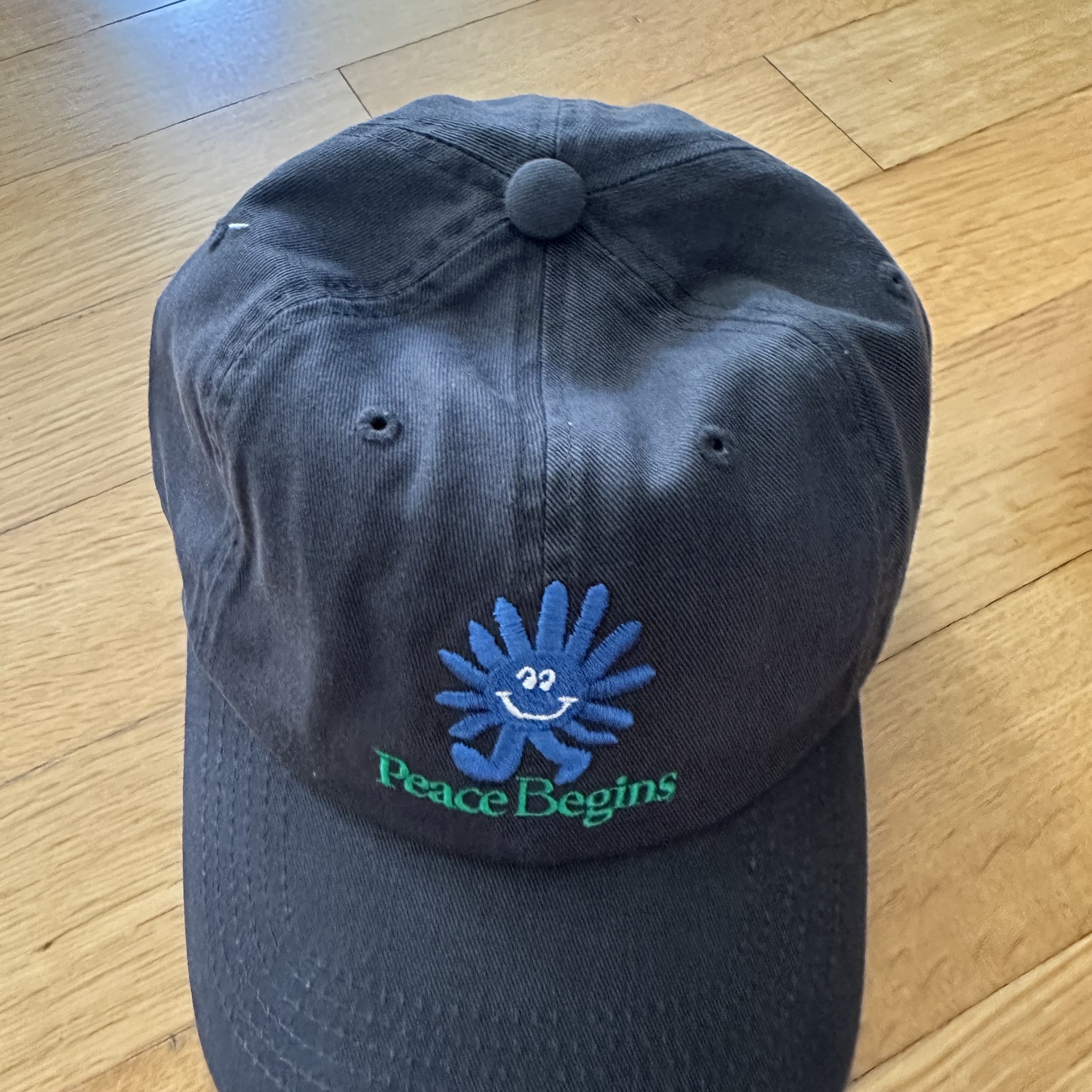 Bigwave Collective Peace Run Washed Cap Slate 착용 스타일