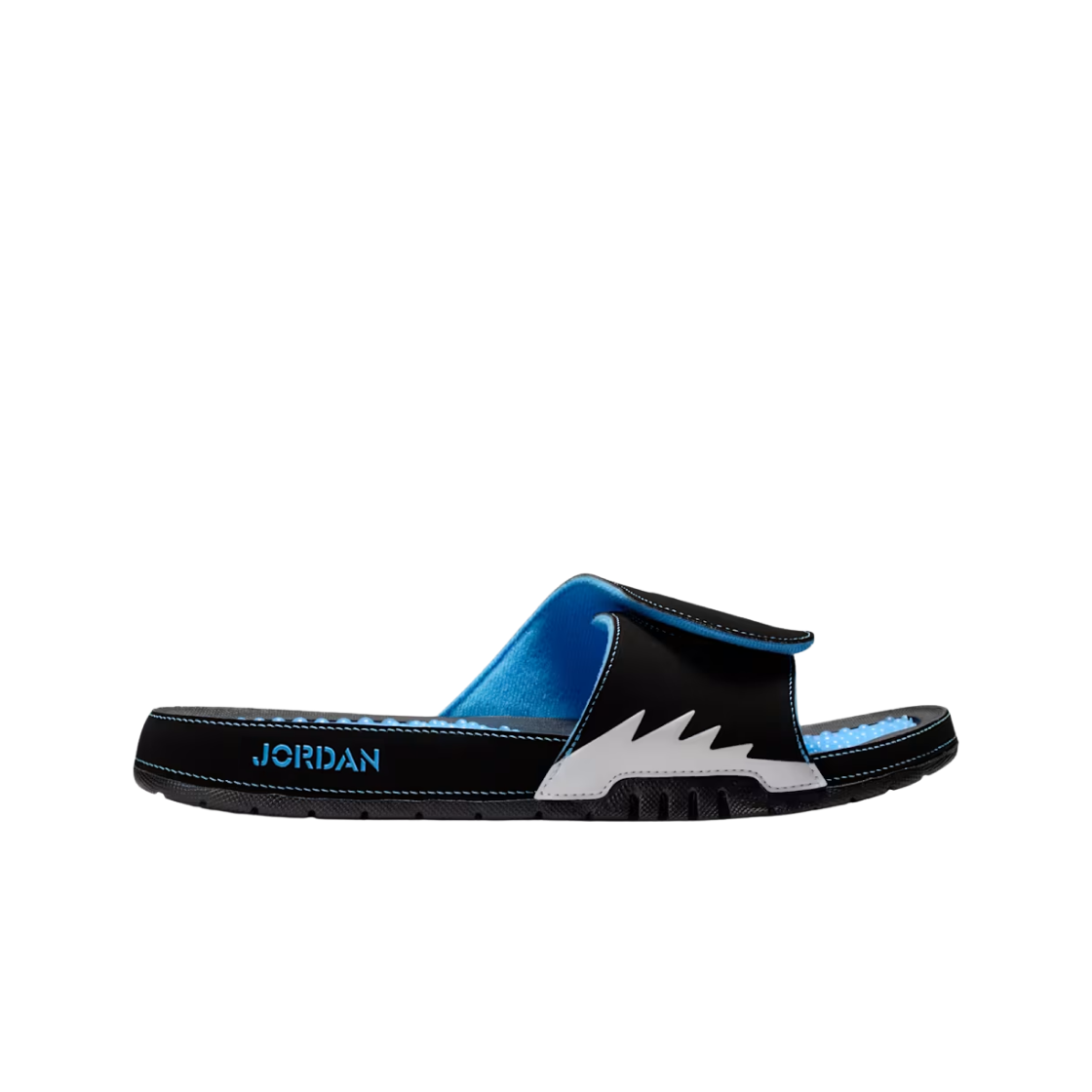 555501-004 Jordan Hydro 5 Retro Slide Black University Blue