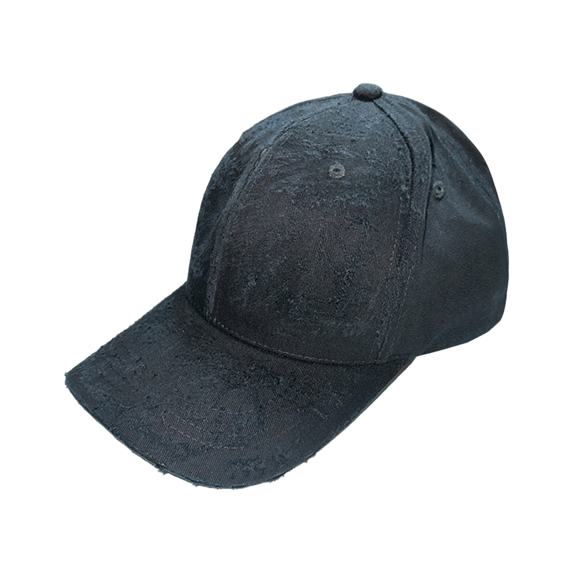 에이엑스커넥션 핸드 디스트레스드 그런지 캡 블랙(AX CONNECTION Hand-Distressed Grunge Cap Black)