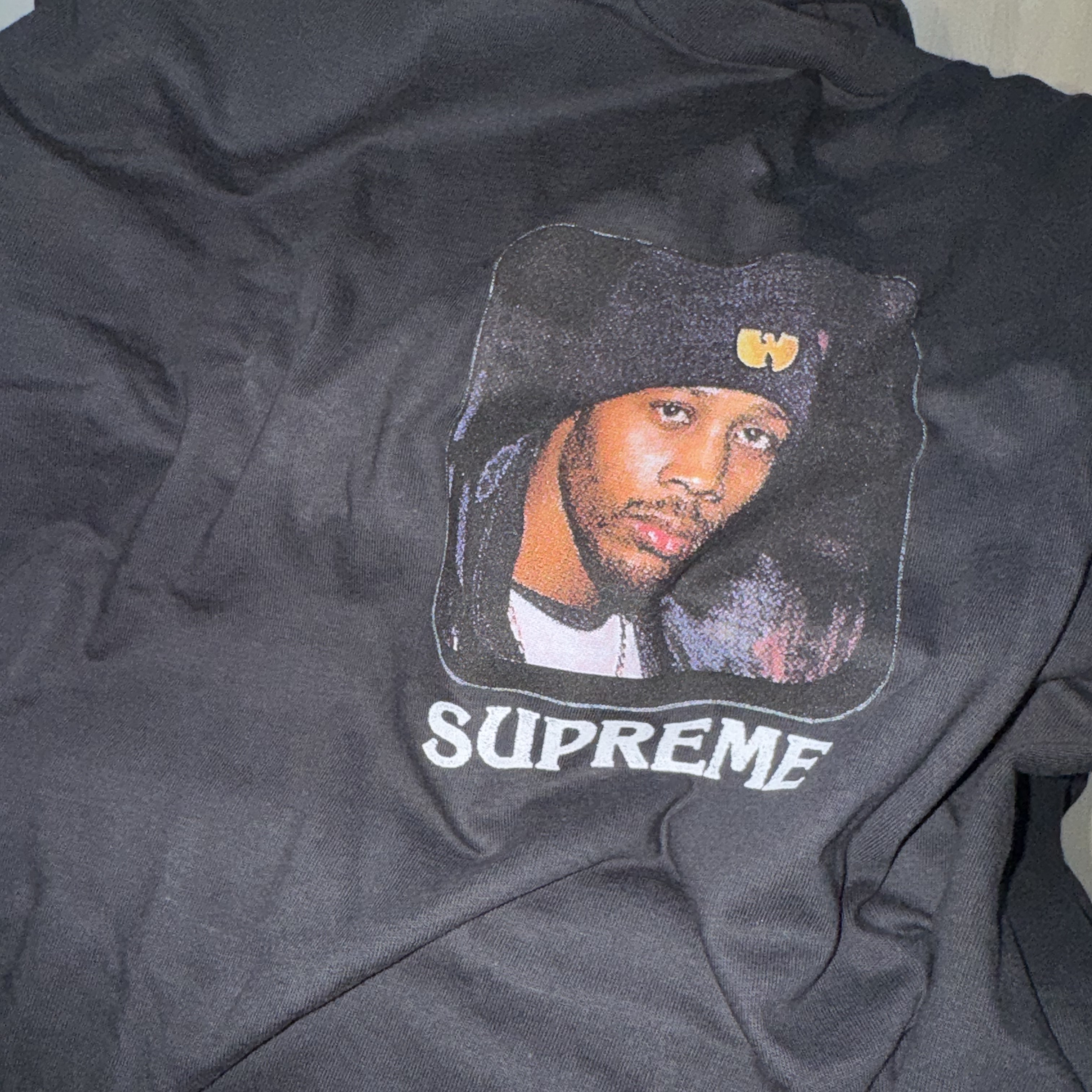 Supreme x Wu-Tang Clan RZA T-Shirt Black - 25FW 착용 스타일