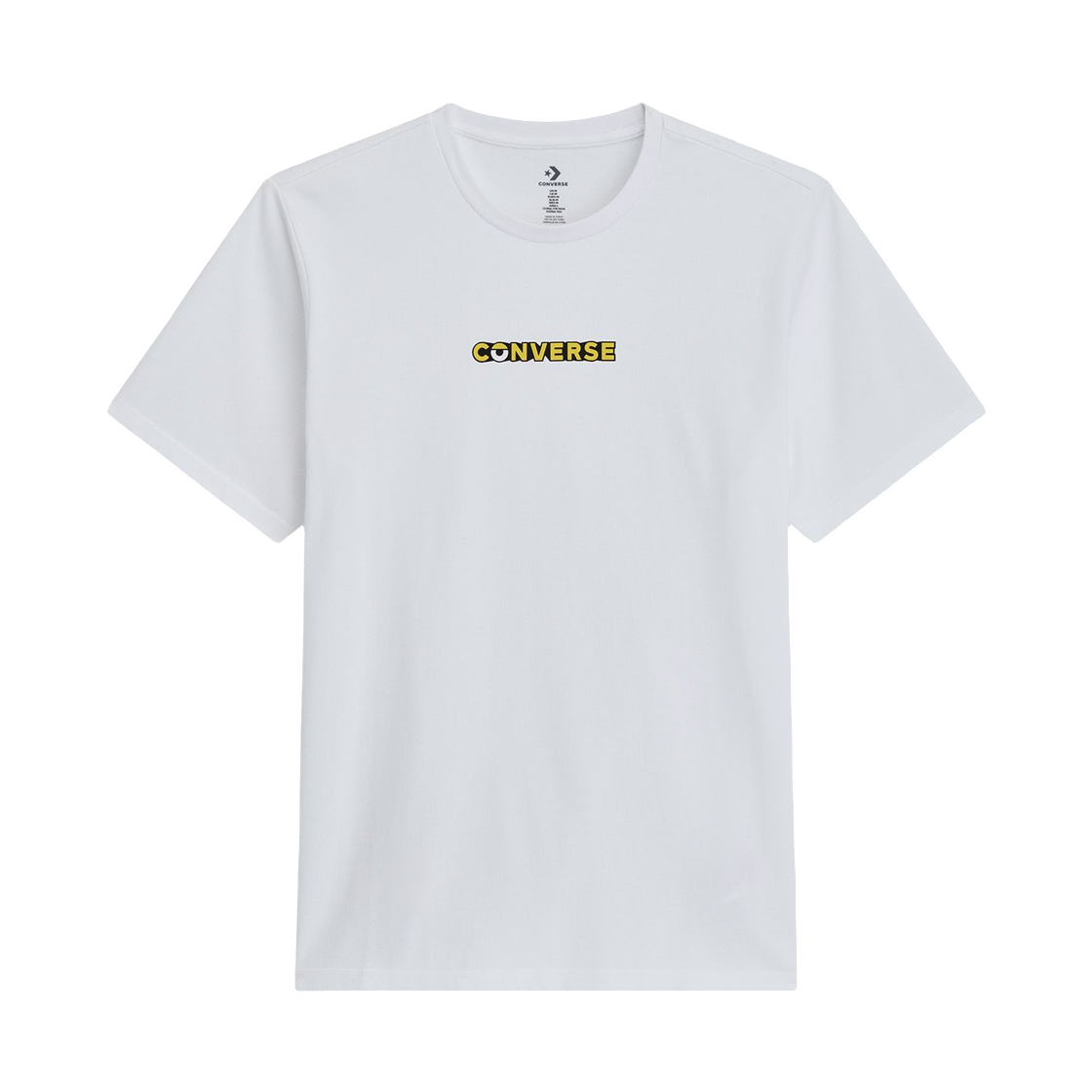 컨버스 x 미니언즈 로고 티셔츠 화이트(Converse x Minions Logo T-Shirt White) - 1