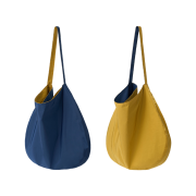 Hah Archive Reversible Shoulder Bag Navy / Mustard