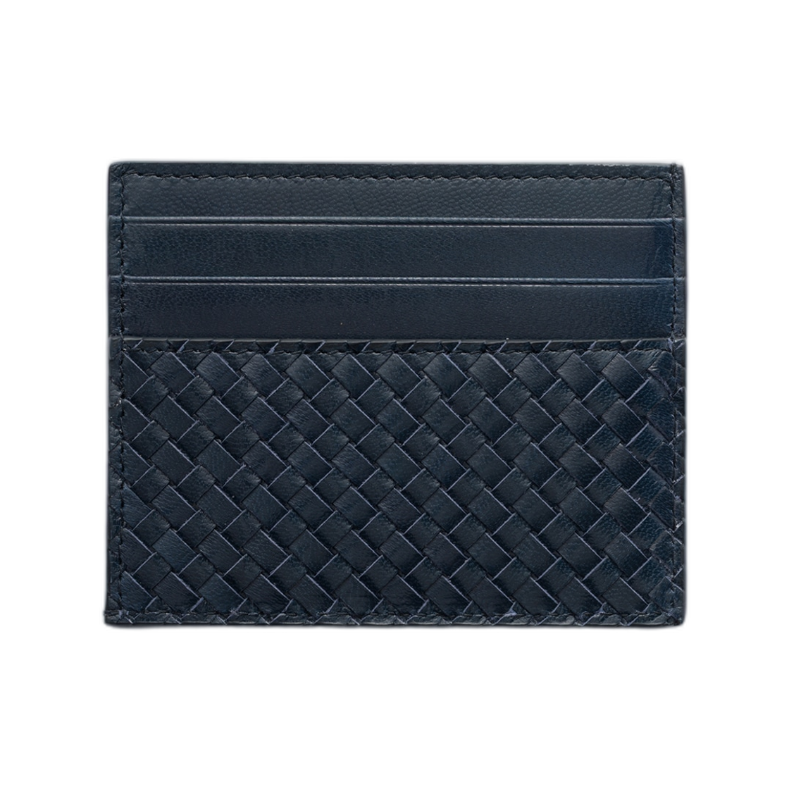 프라다 레더 카드 홀더 발틱 블루(Prada Leather Card Holder Baltic Blue) - 2