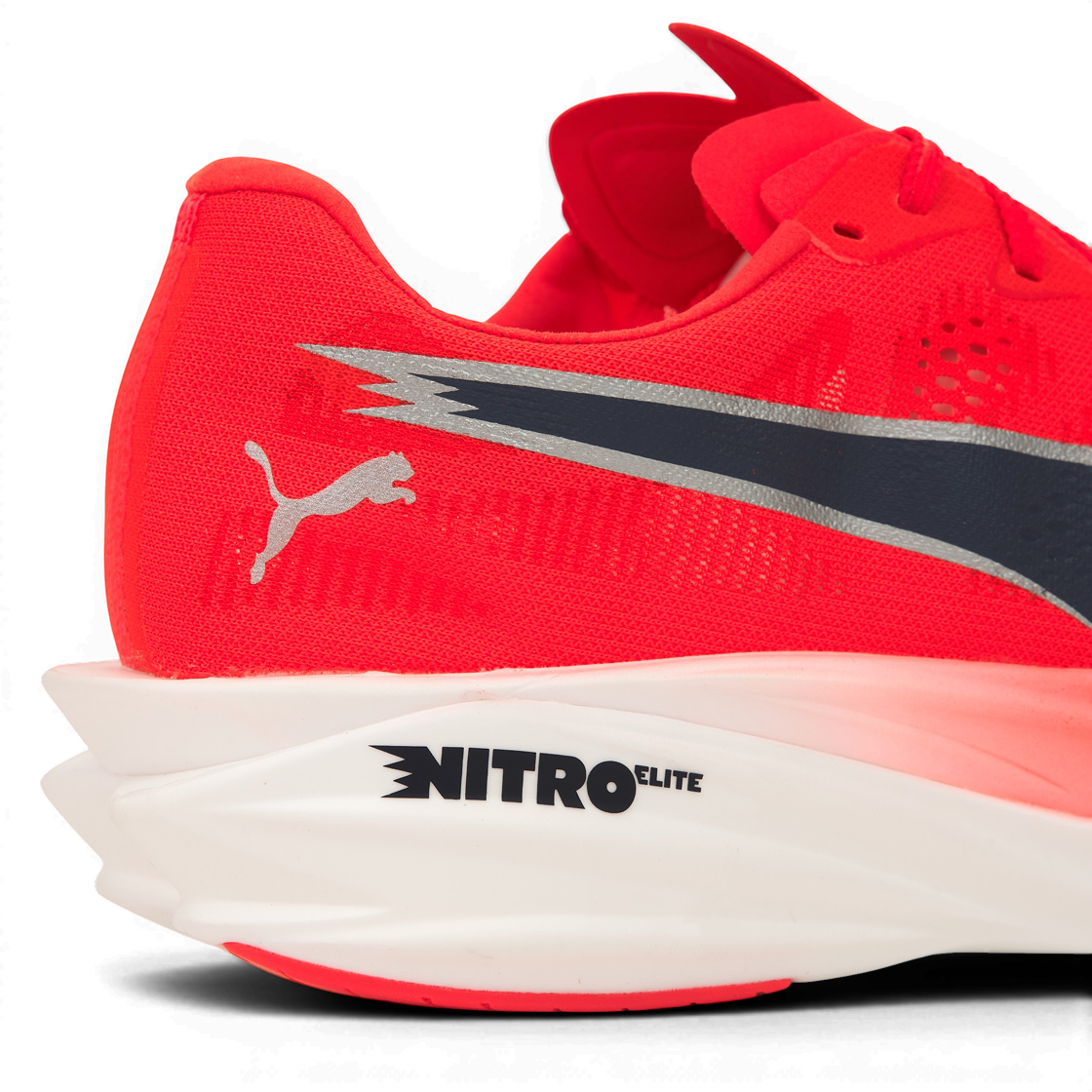 푸마 디비에이트 나이트로 엘리트 4 울트라 레드 인키 뎁스 푸마 화이트(Puma Deviate Nitro Elite 4 Ultra Red Inky Depths Puma White) - 8