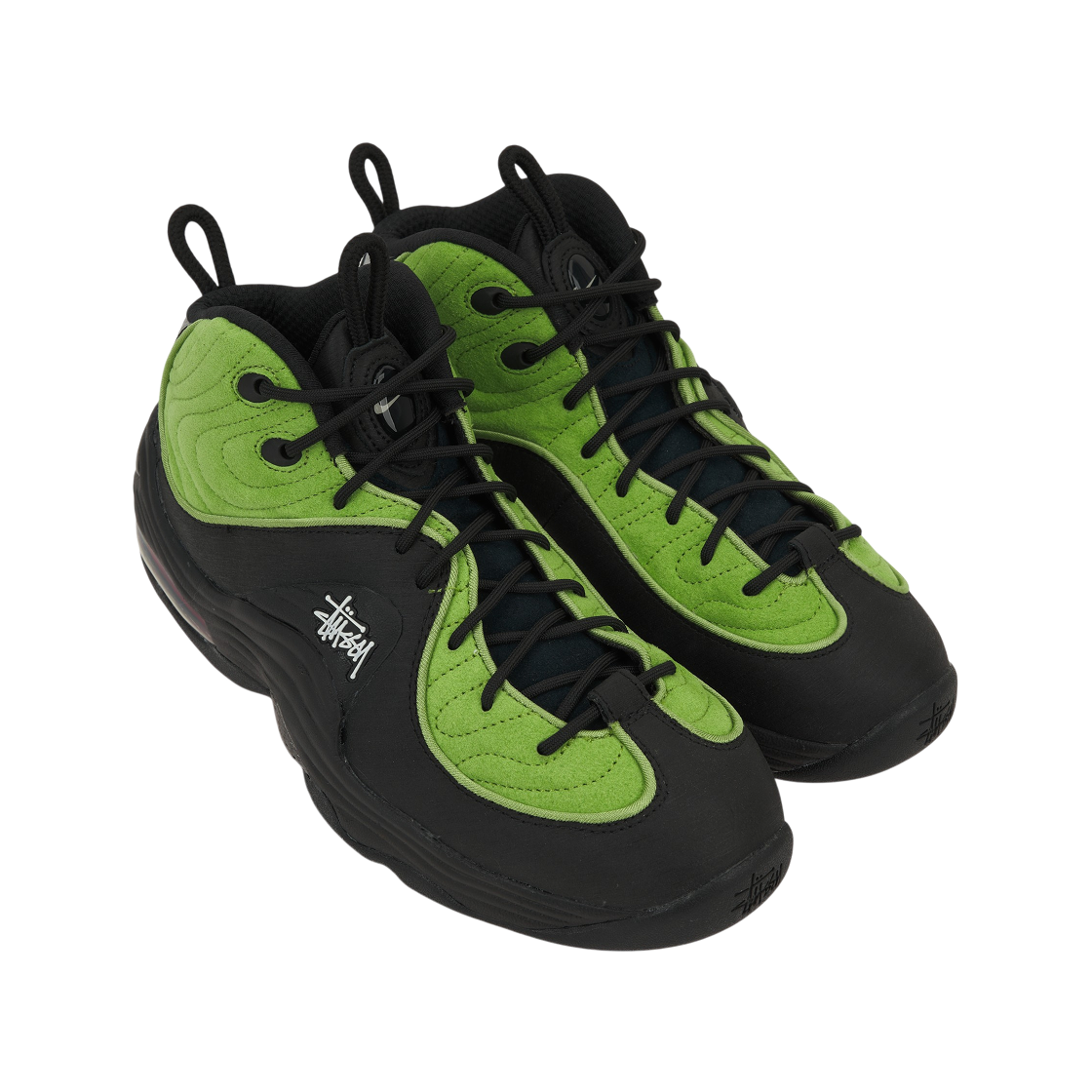 나이키 x 스투시 에어 페니 2 비비드 그린 앤 블랙(Nike x Stussy Air Penny II Vivid Green and Black) - 4
