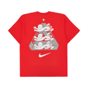 Palace x Nike England T-Shirt Light Crimson