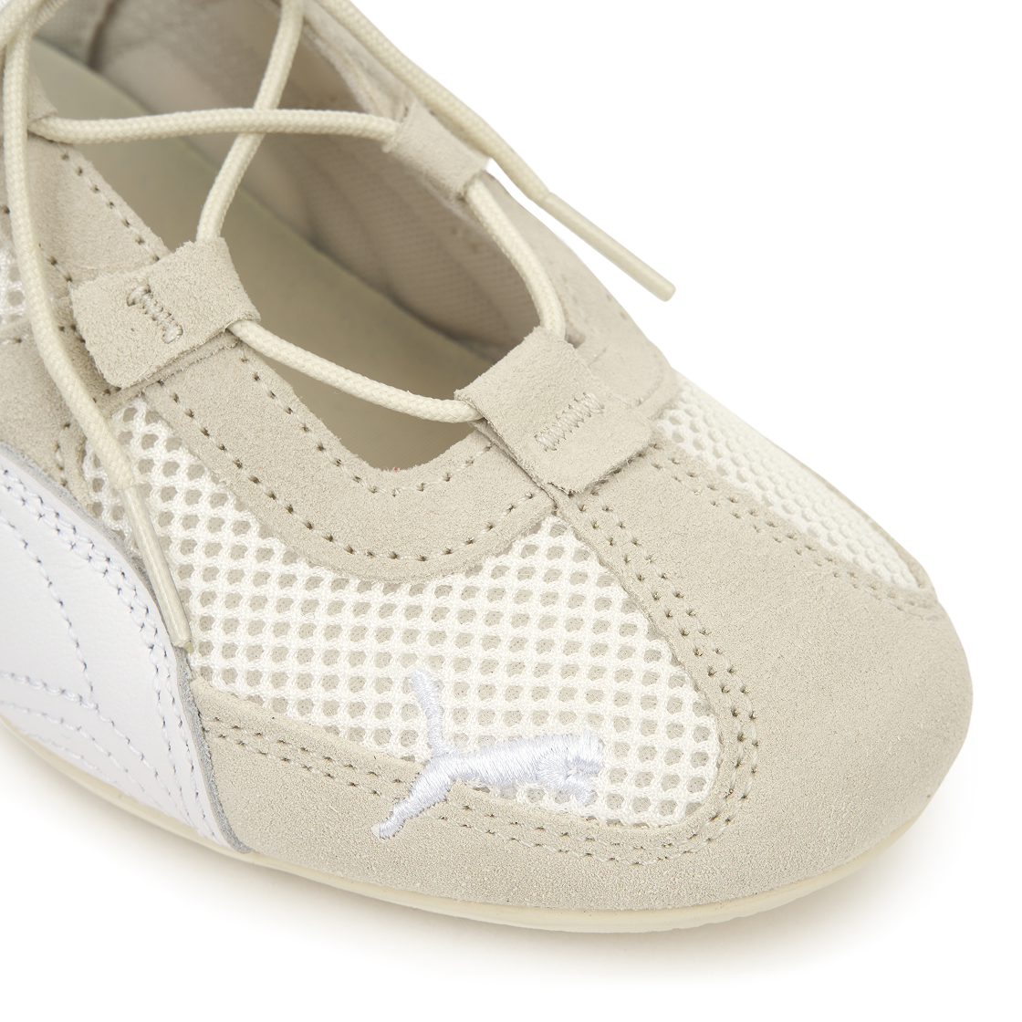 (W) 푸마 스피드캣 고 베이지 화이트((W) Puma Speedcat Go Beige White) - 7